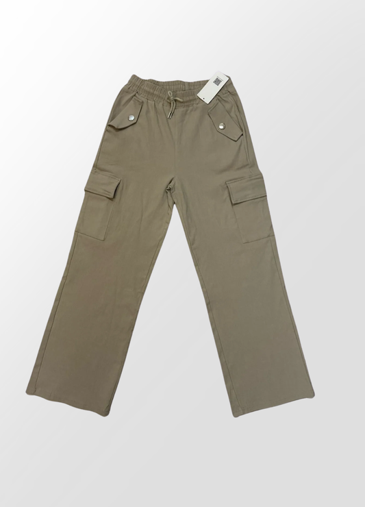 FlexiFit Women's Slim Cargo Pants - 4 pockets