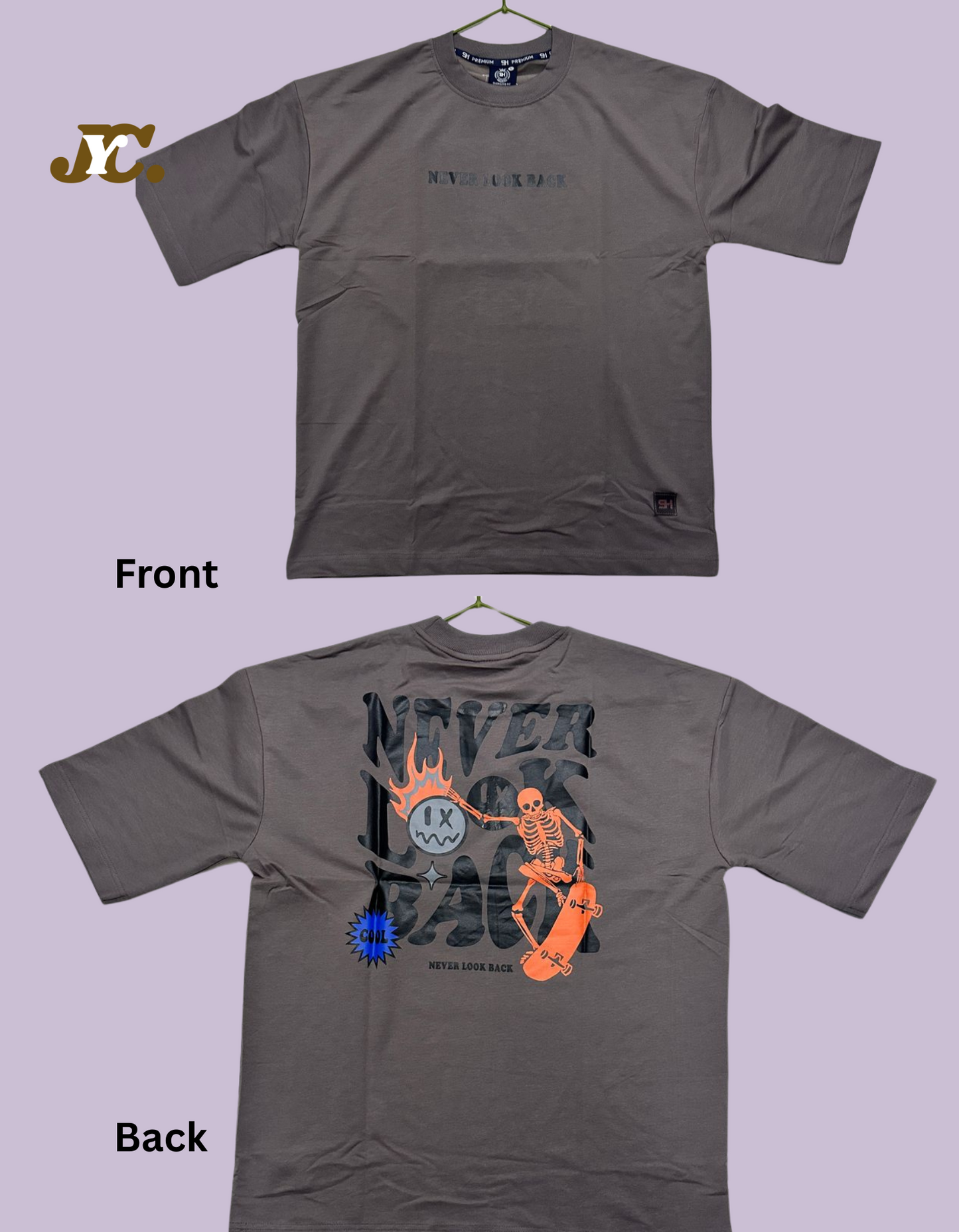 Never Look Back Oversize Tees