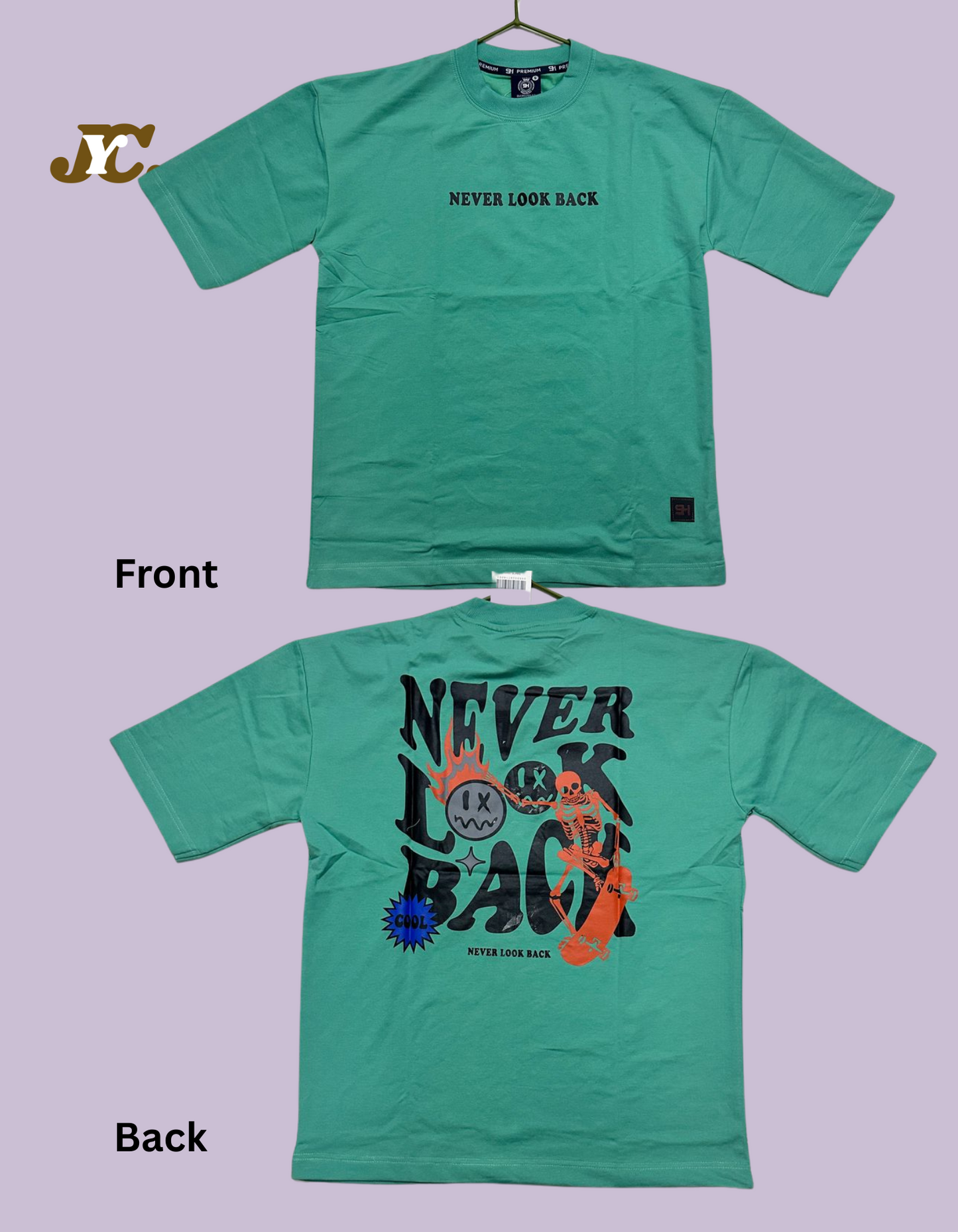 Never Look Back Oversize Tees