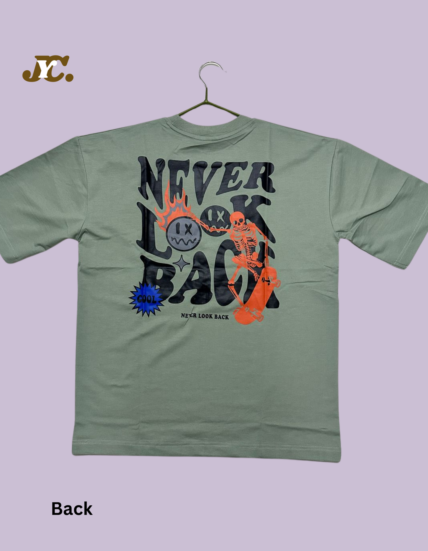 Never Look Back Oversize Tees