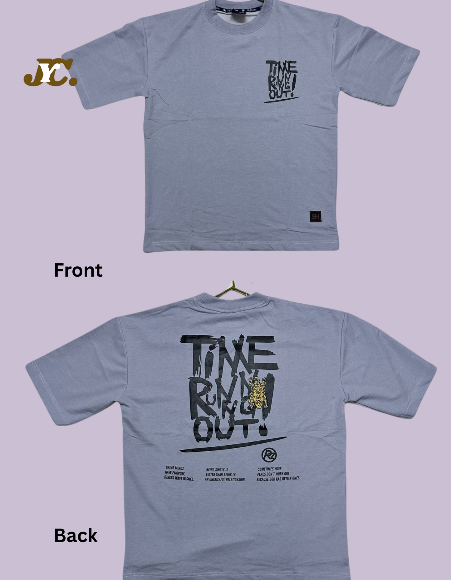 Time Running Out Oversize tee