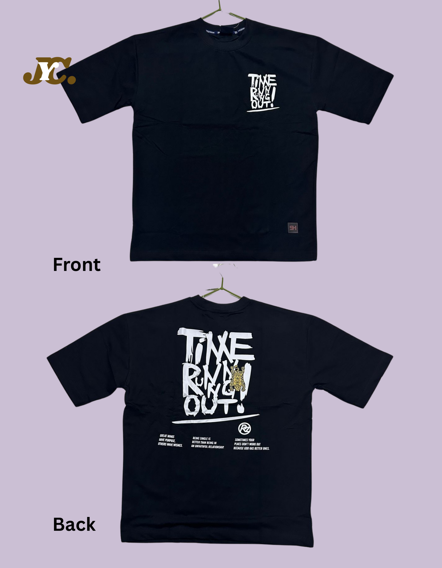 Time Running Out Oversize tee