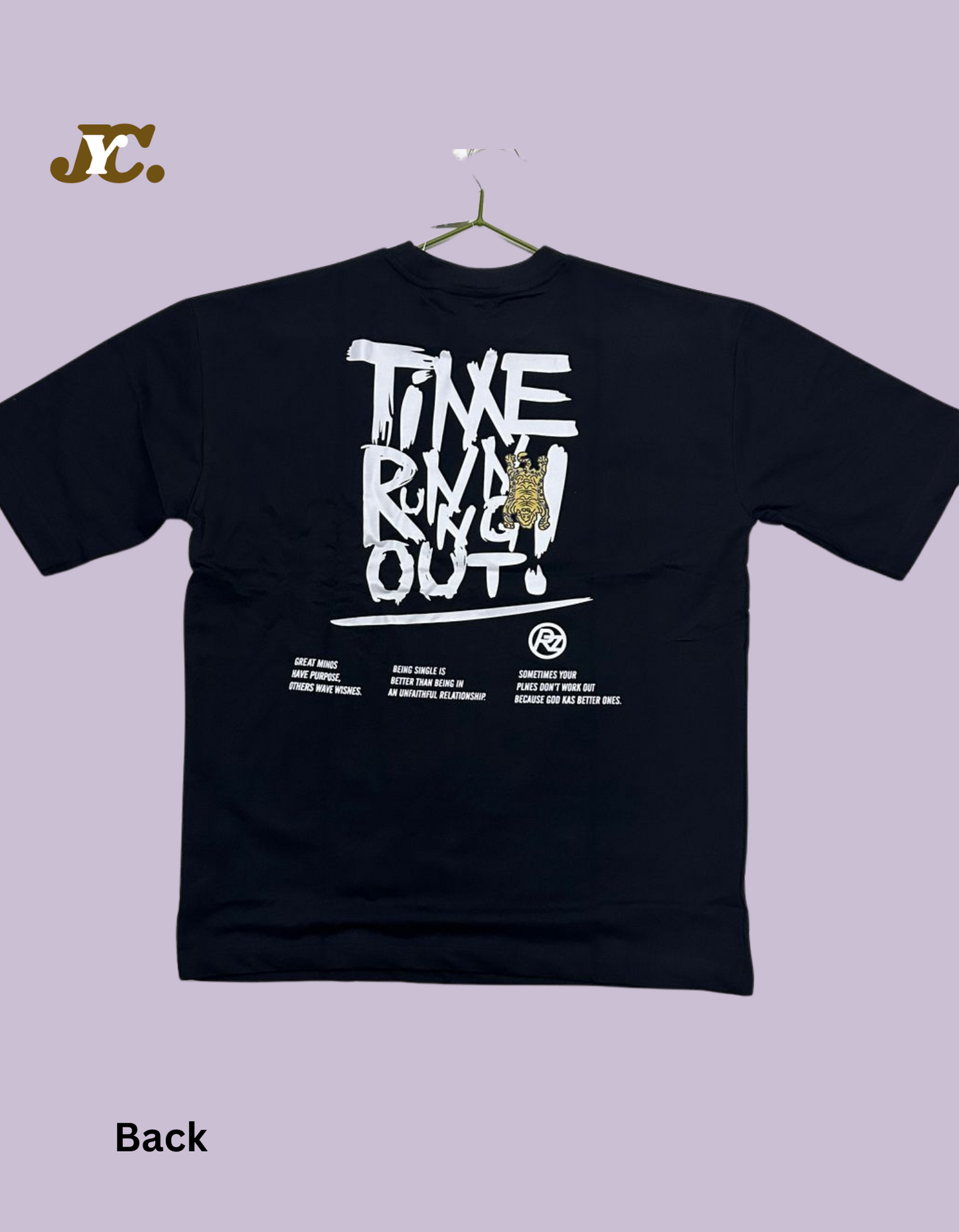Time Running Out Oversize tee
