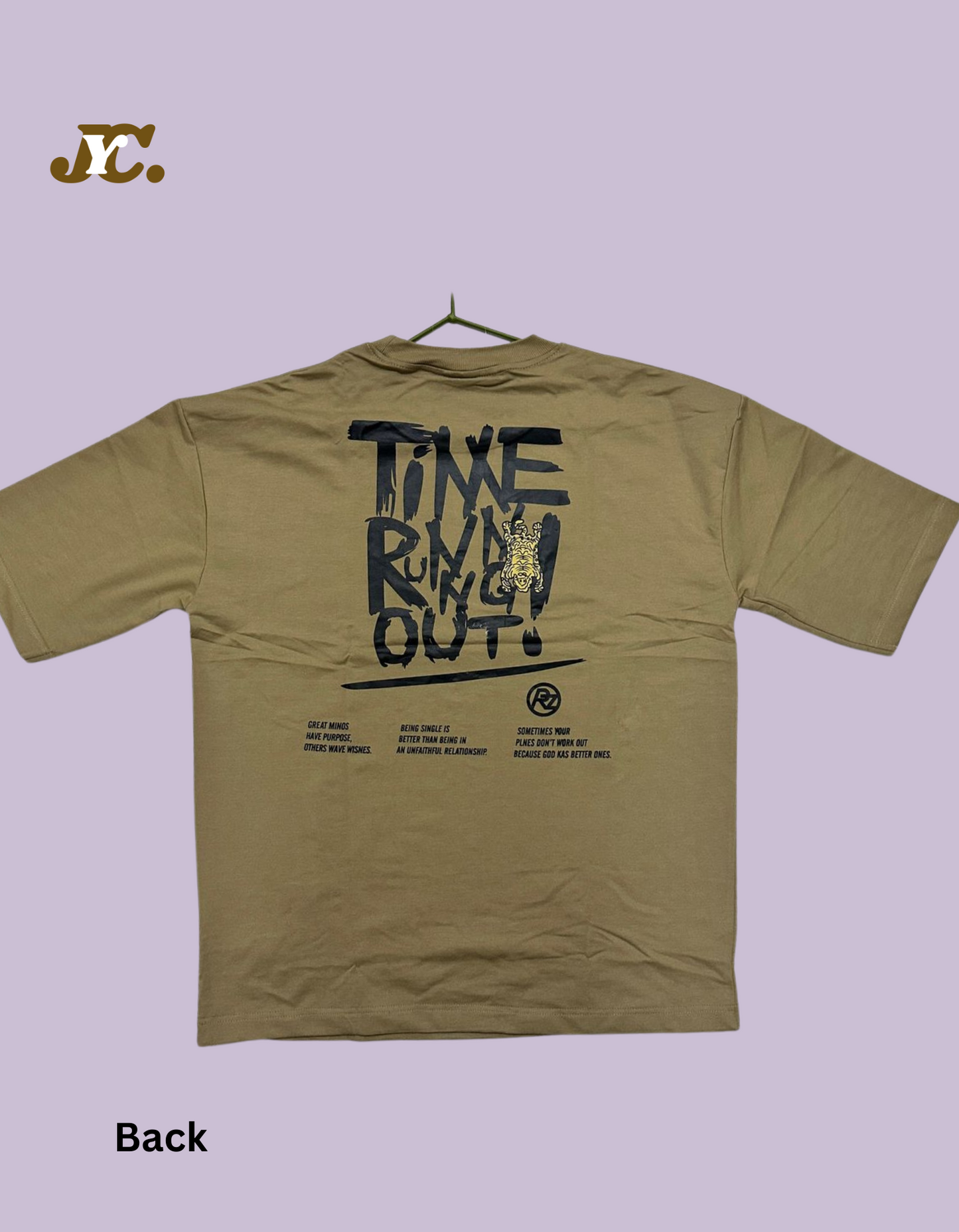 Time Running Out Oversize tee