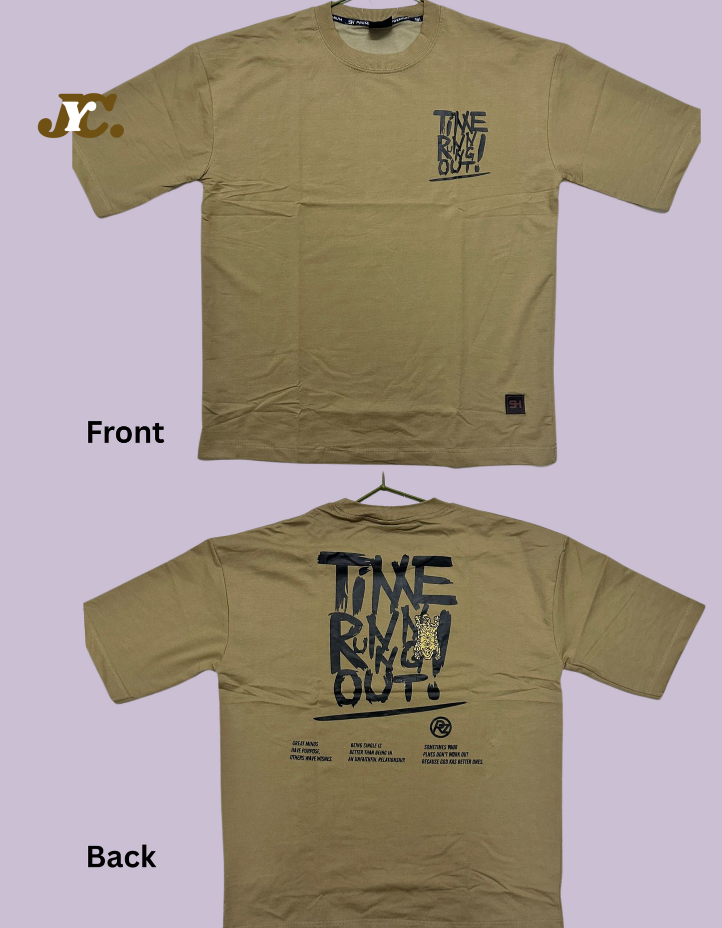 Time Running Out Oversize tee