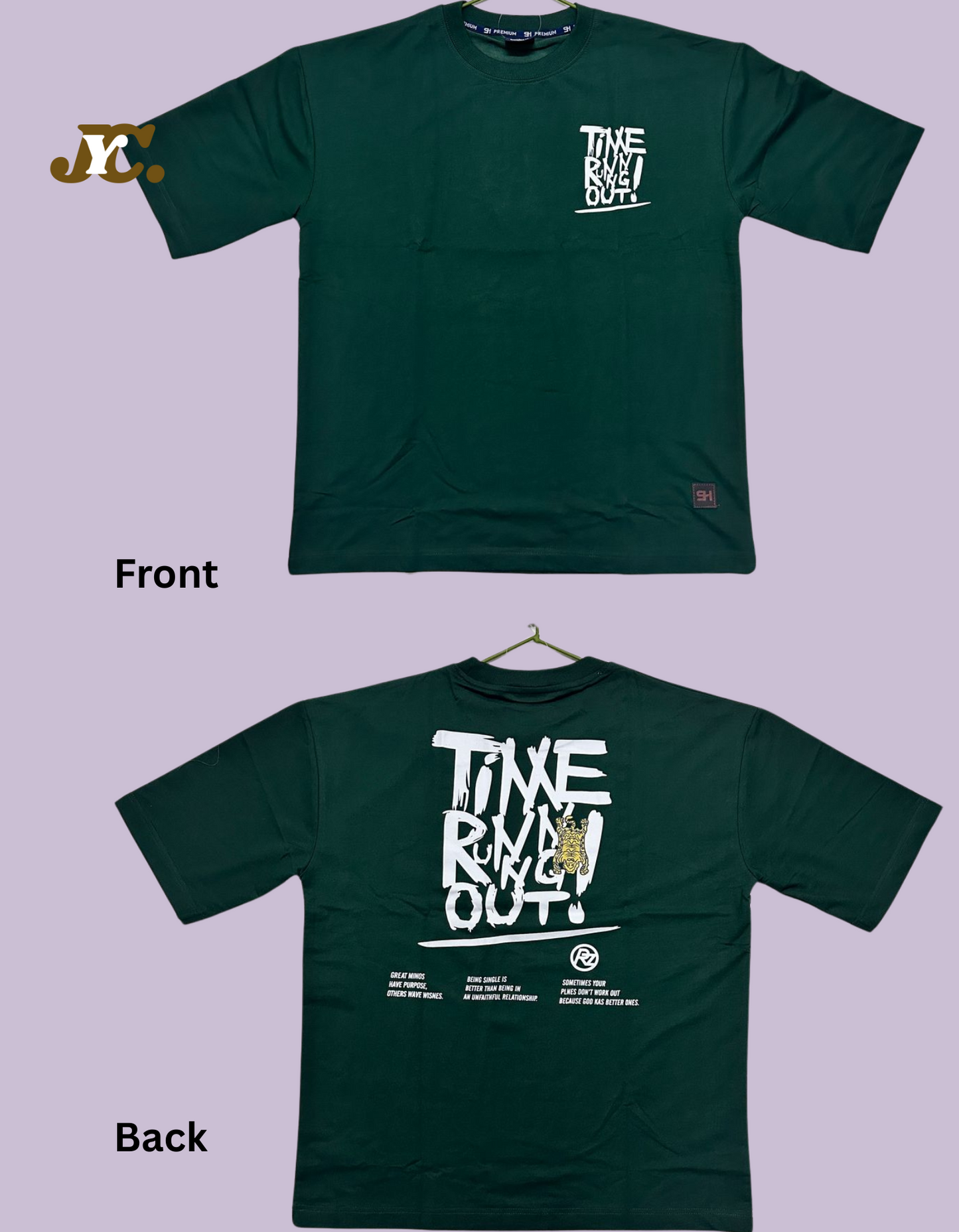 Time Running Out Oversize tee