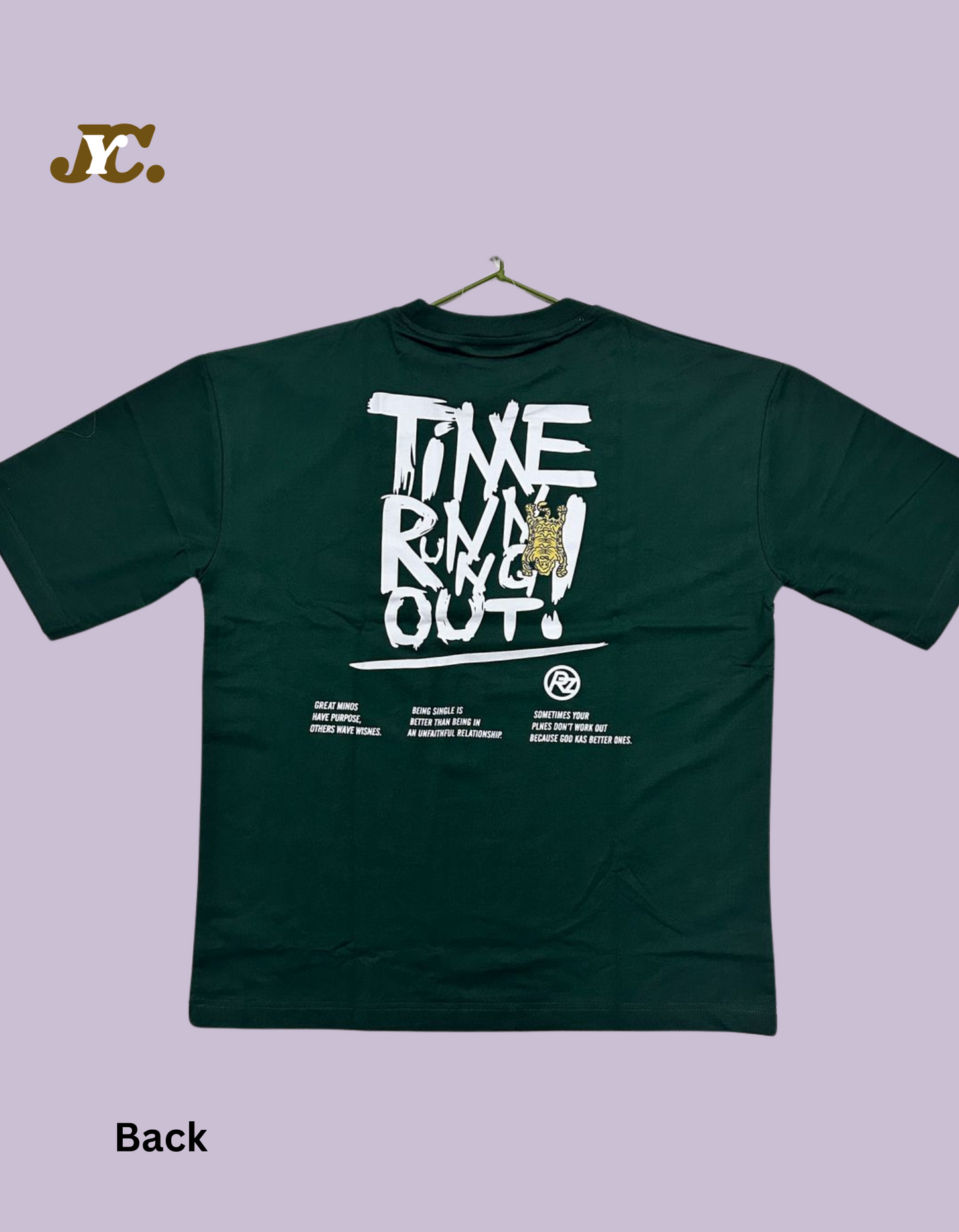 Time Running Out Oversize tee