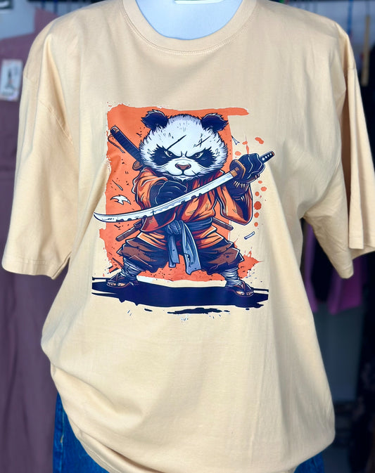 Kung Fu Pand Unisex Cotton Tshirt