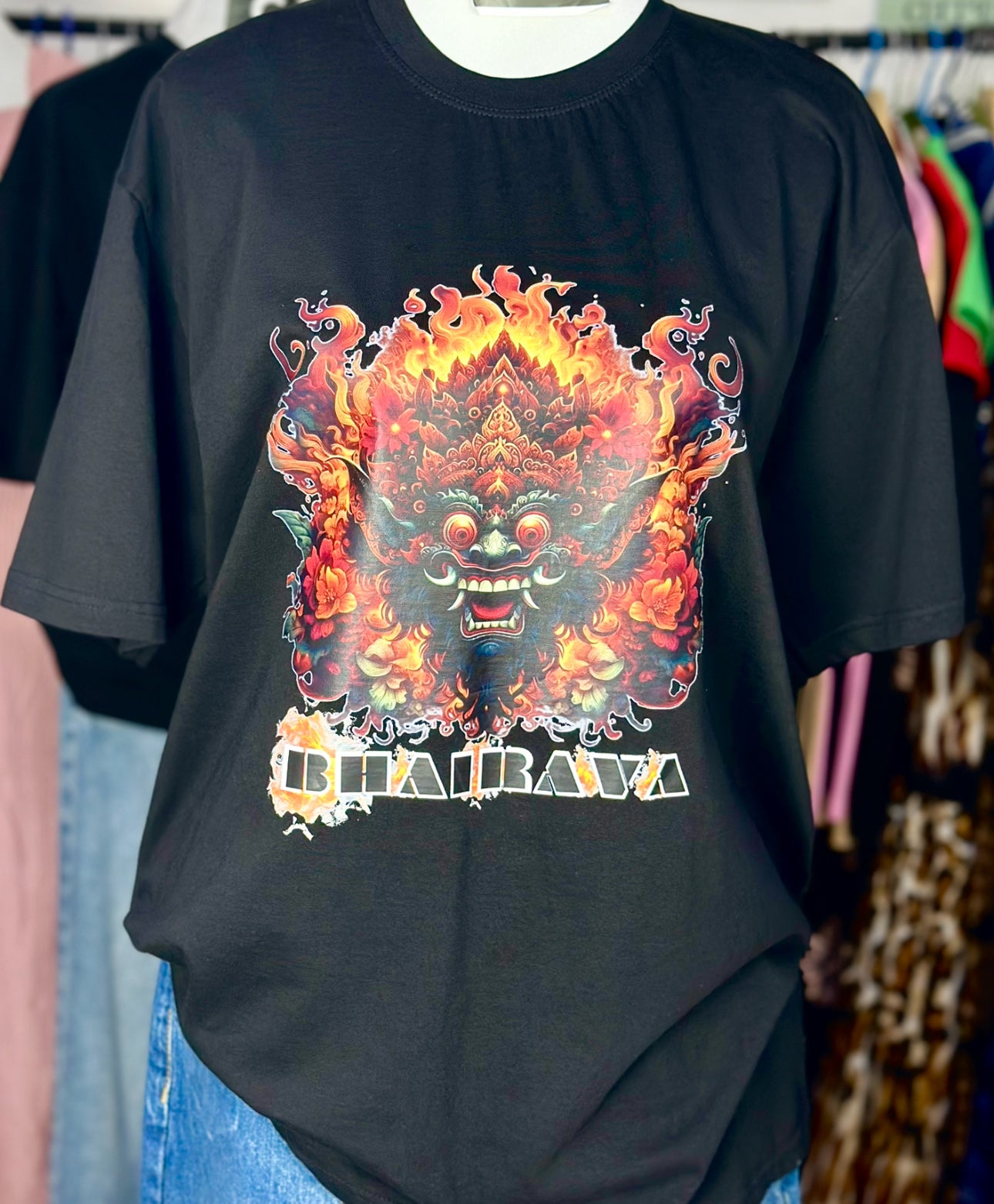 Bhairava โ Nagniningas na Tagapangalaga T-Shirt ๐ฅ๐ค