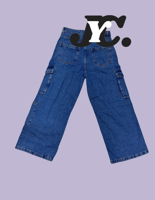 Blue Cargo Jeans