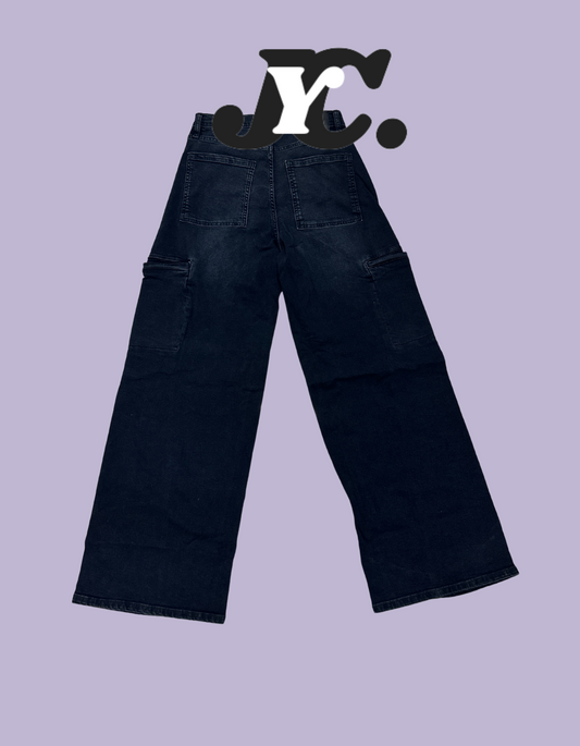 Navy Baggy ladies Jeans