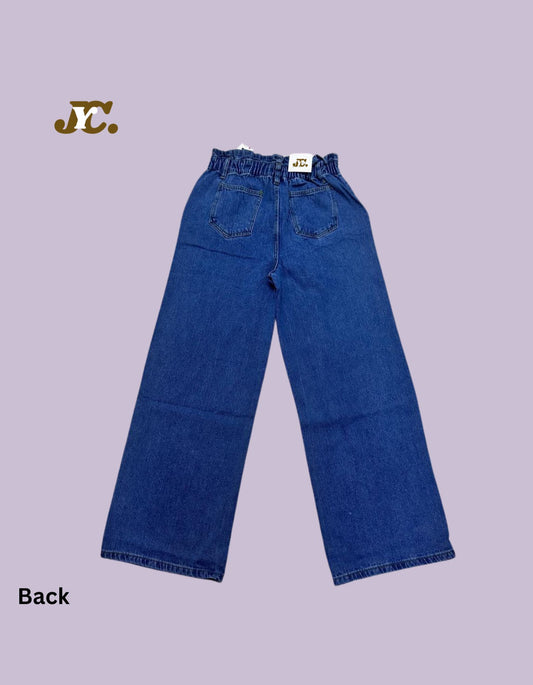 ZR सफ्ट टेक्सचर्ड वाइड लेग प्यान्ट