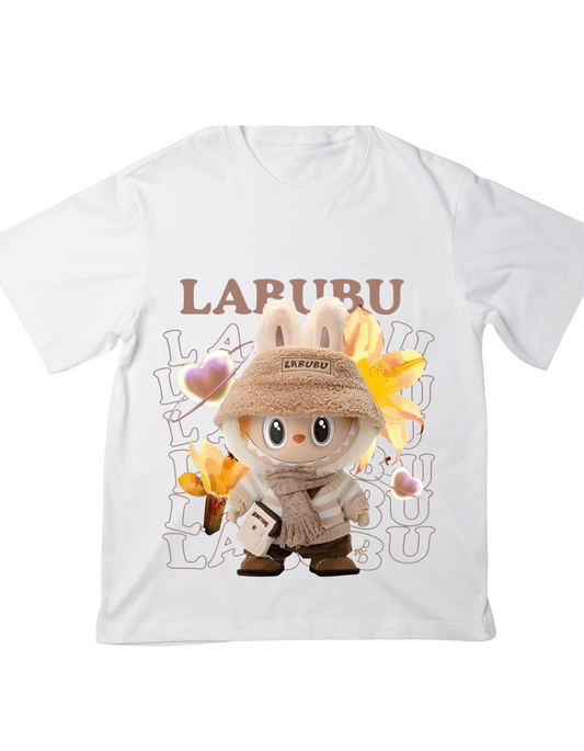 J35-Cartoon Graphic Oversized T-Shirt – Unisex | 100% Cotton | Trendy Streetwear