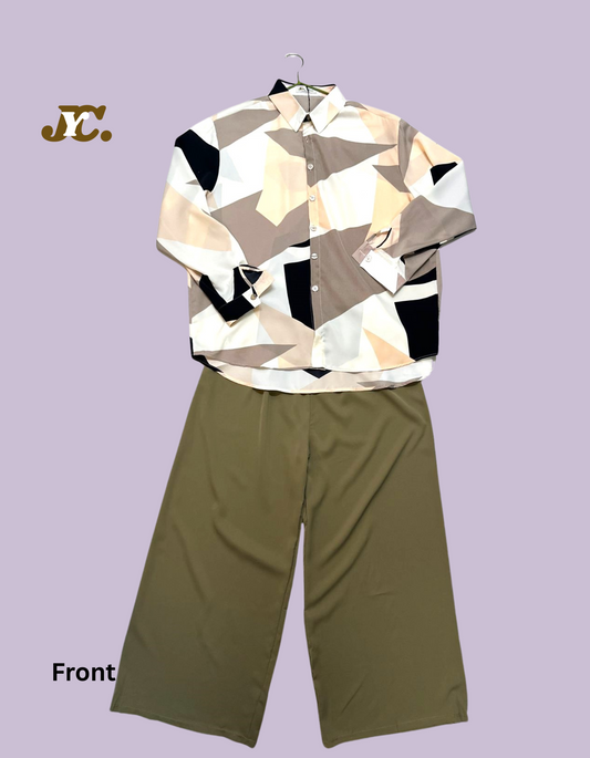 CS24- Ladies fashionable Co-ord Set