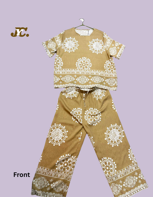Cotton Ladies Co-ord Set