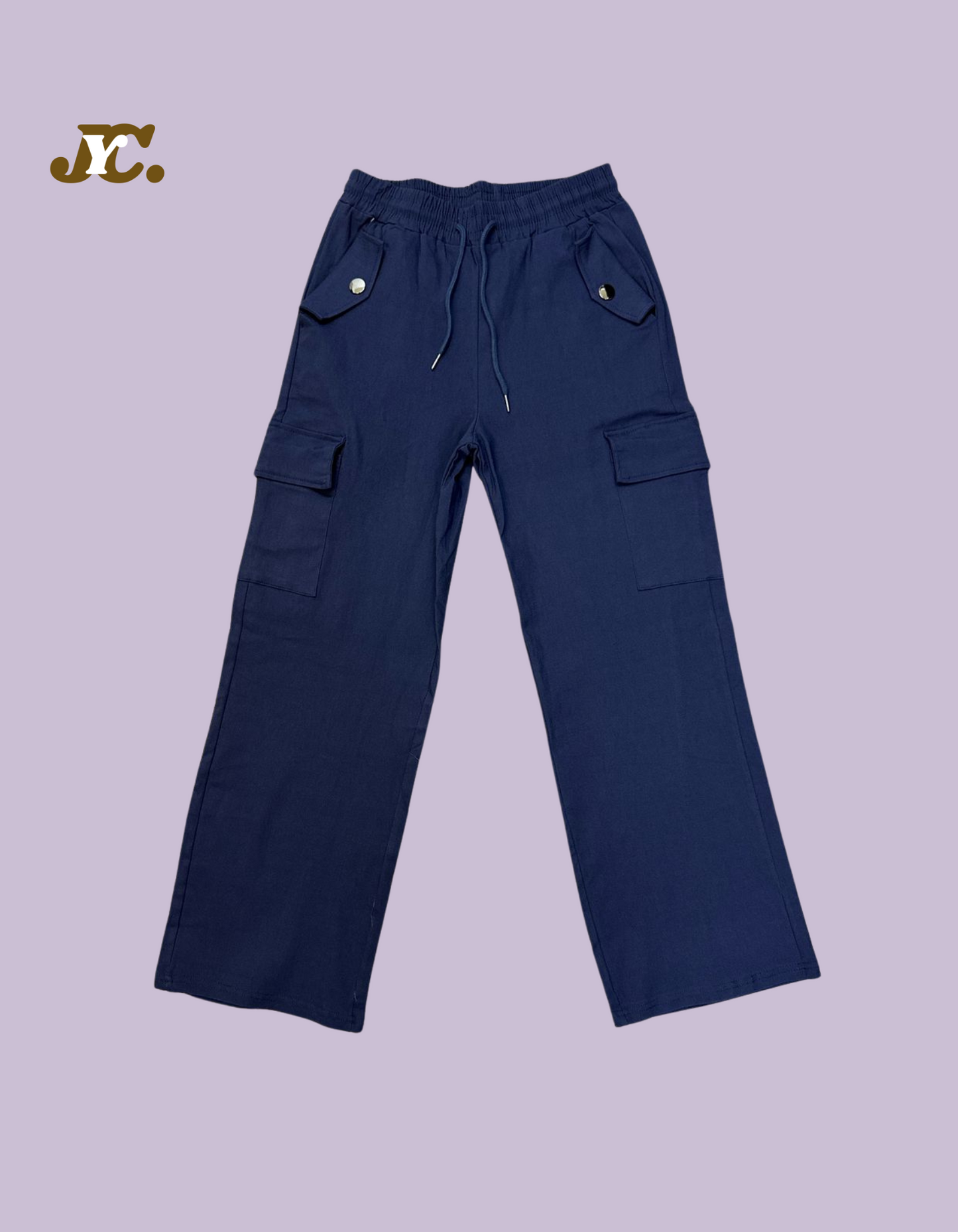 FlexiFit Women's Slim Cargo Pants - 4 pockets