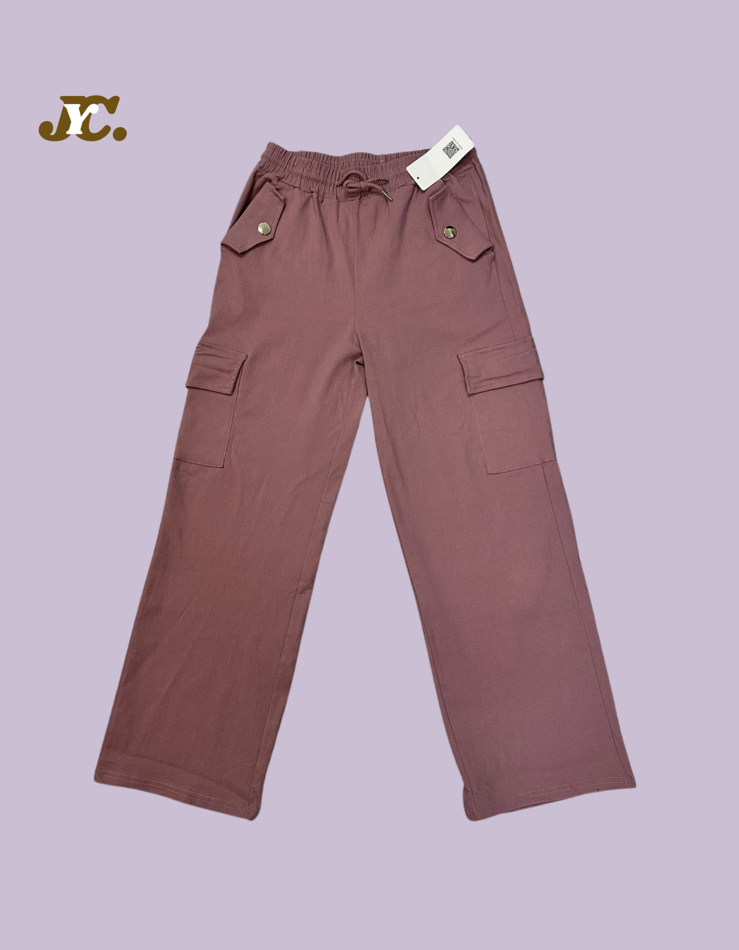 FlexiFit Women's Slim Cargo Pants - 4 pockets