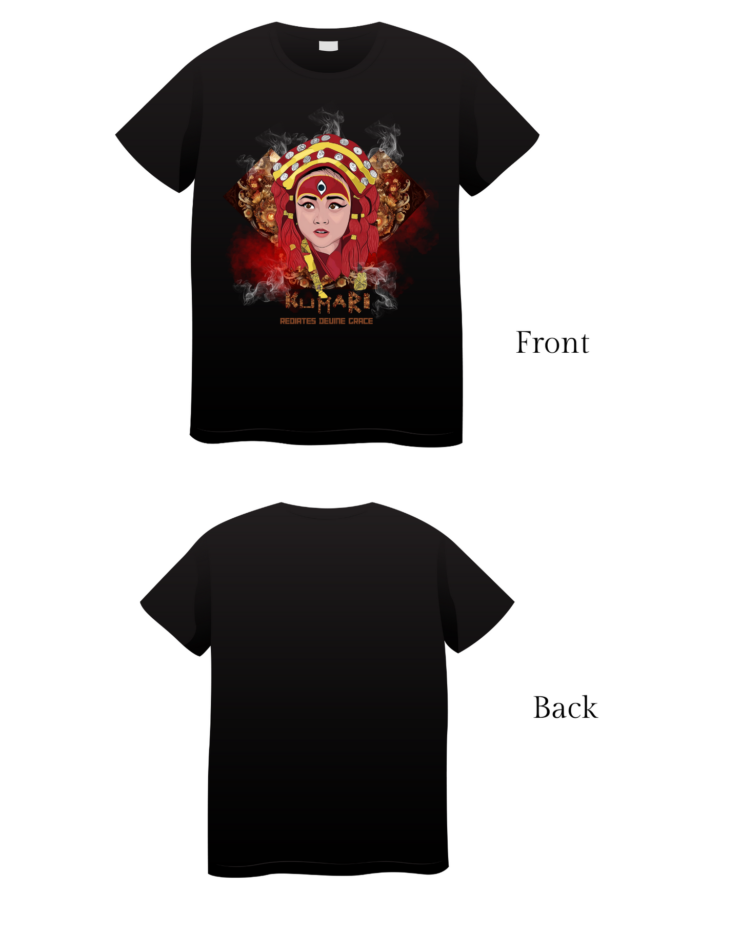 Kumari - Divine Grace Graphic Unisex Tees