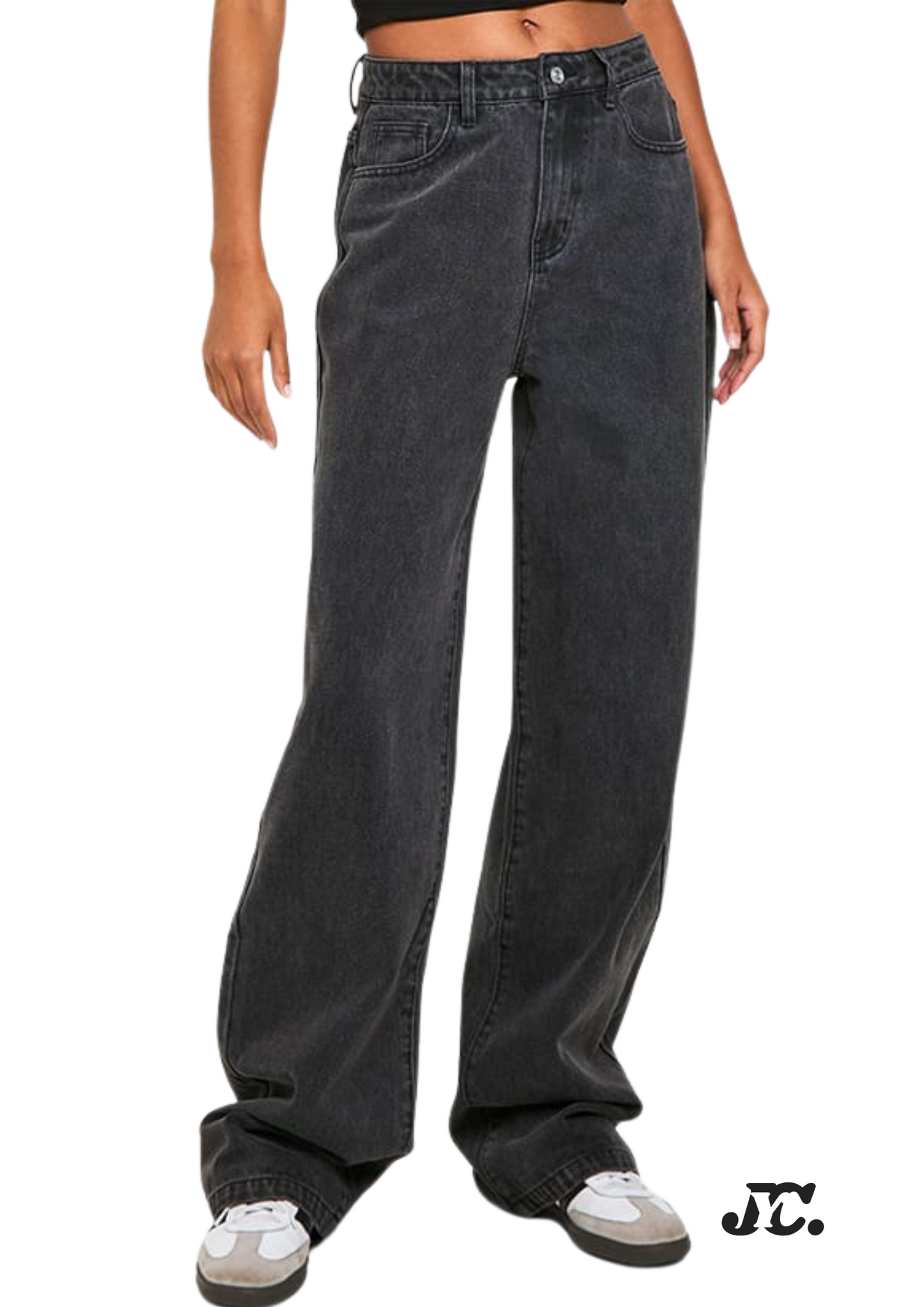 BH Women's Wide-Leg High-Waist Jeans Pant