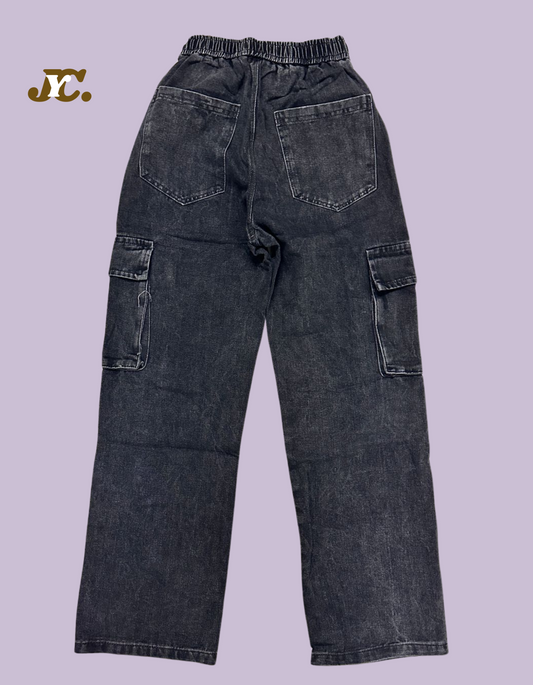 1188 - Hongxi Black baggy Pant