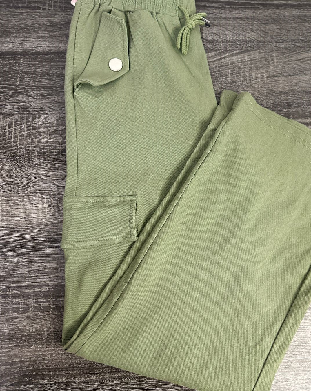 FlexiFit Women's Slim Cargo Pants - 4 pockets