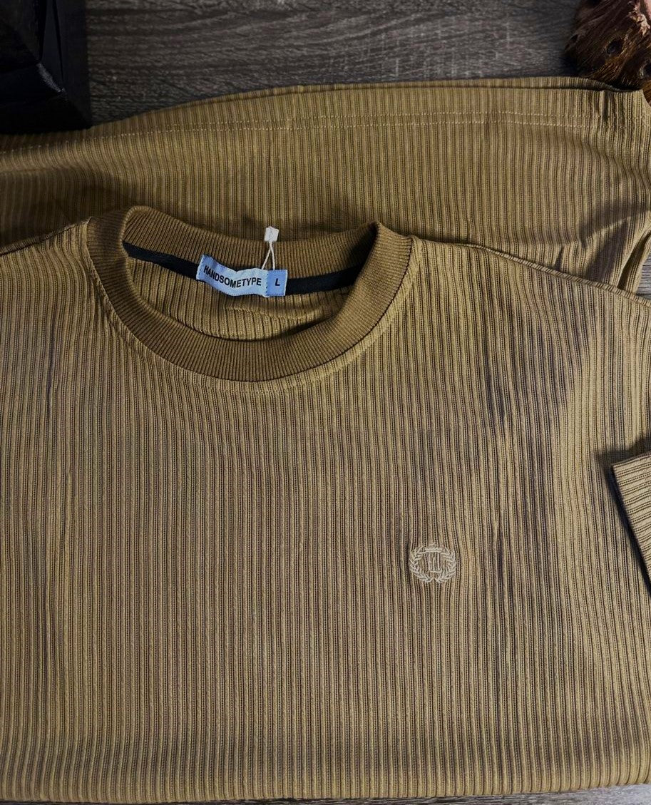 Unisex Waffle Knit Short Sleeve Tshirt