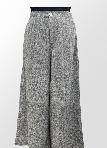 JYC प्रिमियम ब्रश गरिएको चौडा खुट्टा भएको महिला प्यान्ट