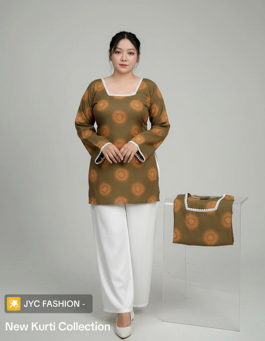 4403- Lace Kurthi Top