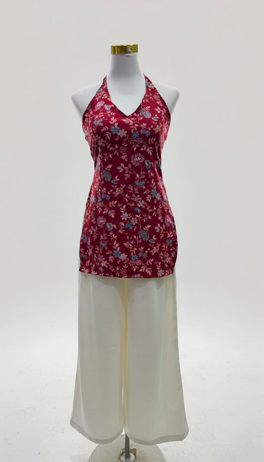 4406- Halter Kurti Top