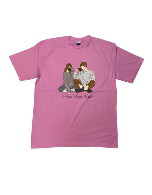 Maya Sanga Coffee Print ladies tshirt