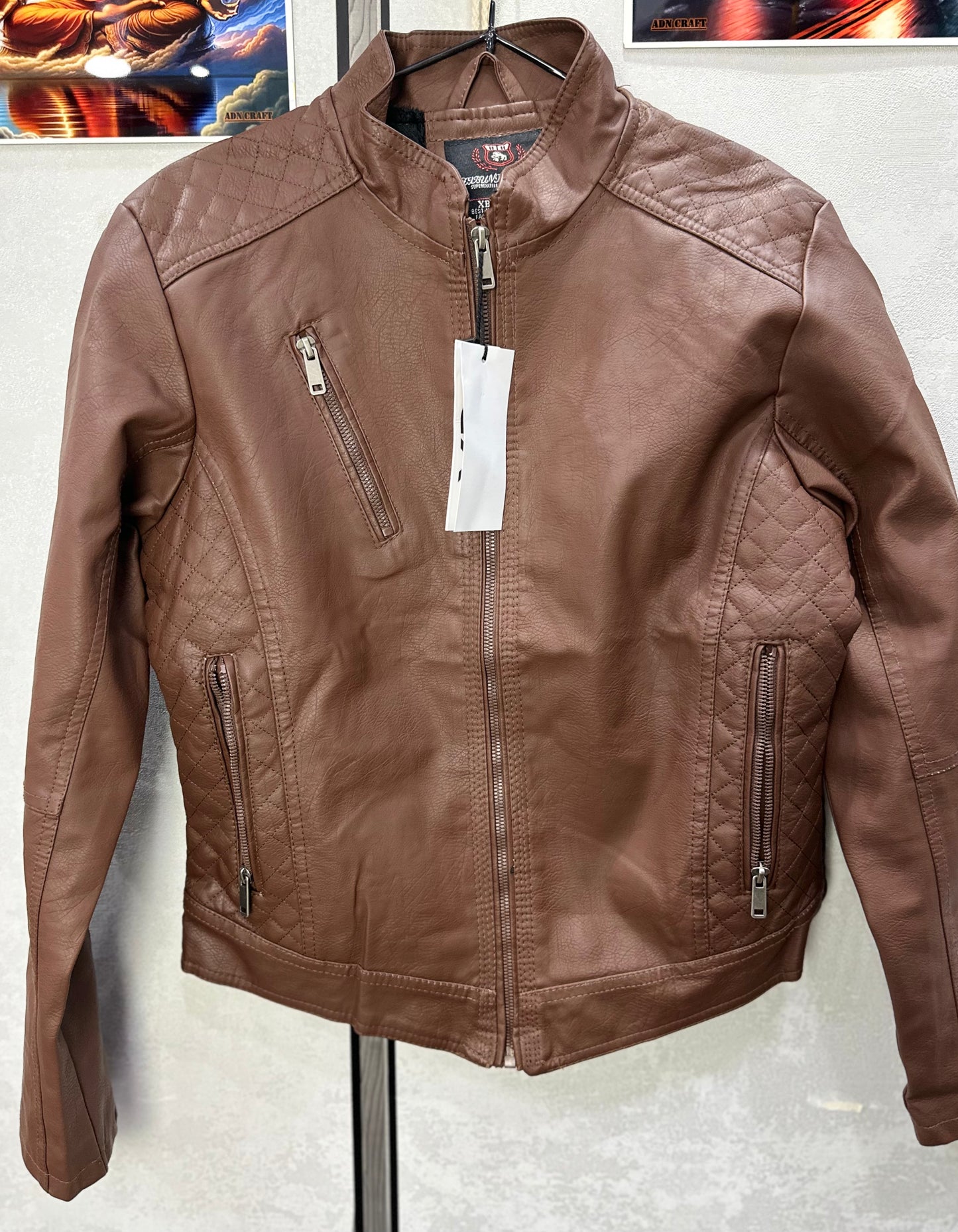 1169- Leather Jacket - ladies leather jacket