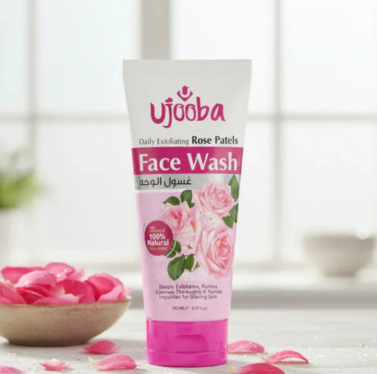 2020- Ujooba Facewash - Rose Petals