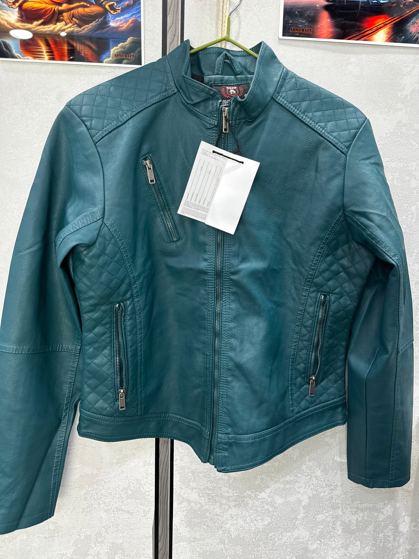 1169- Leather Jacket - ladies leather jacket