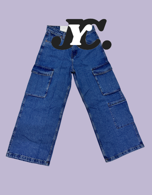 Blue Cargo Jeans