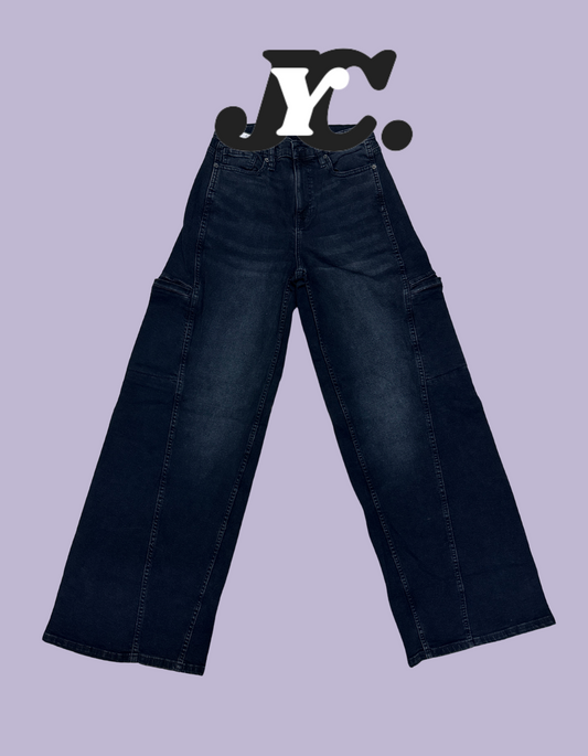 Navy Baggy ladies Jeans