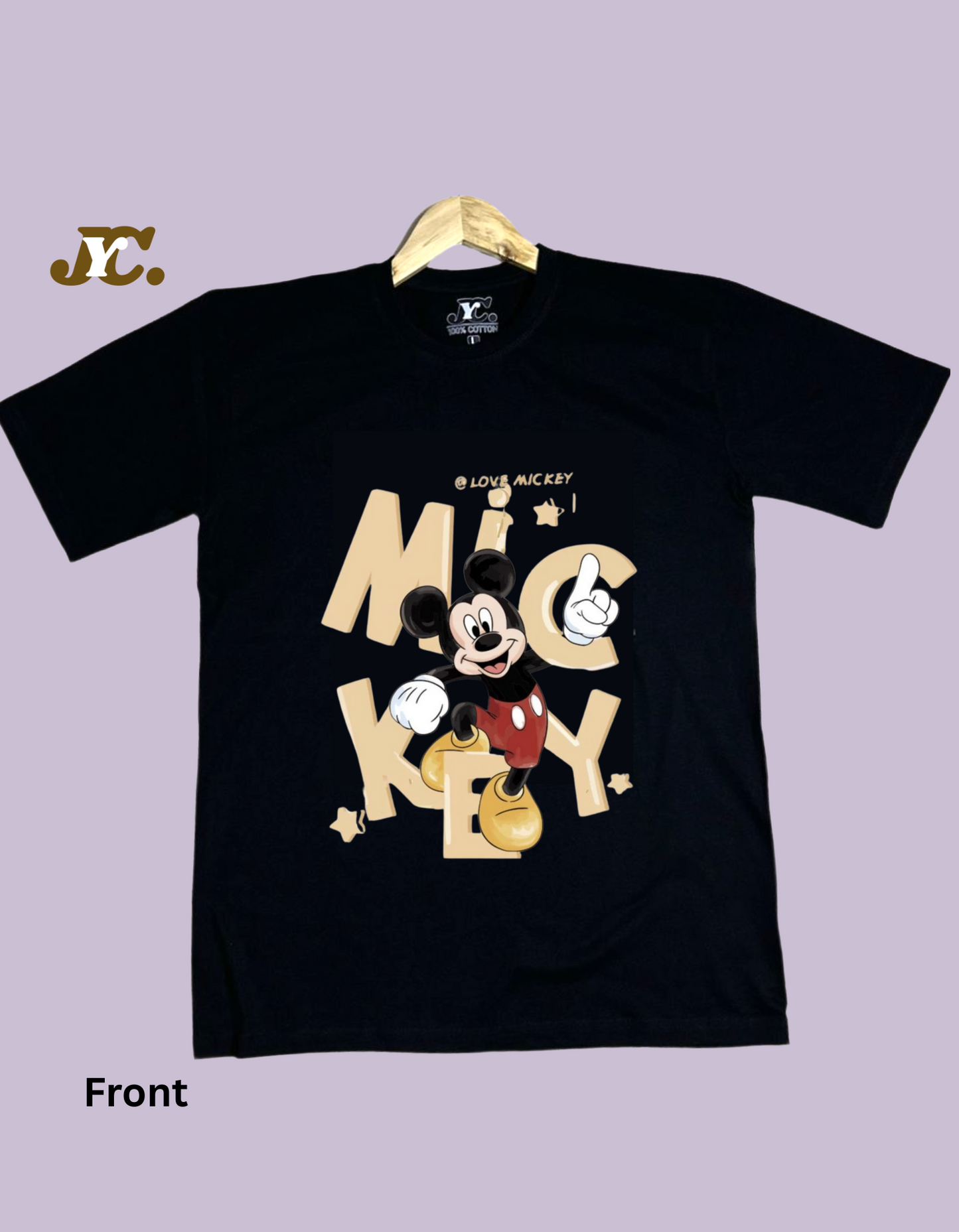 OT14- Mickey Love Oversized Drop Shoulder Tee