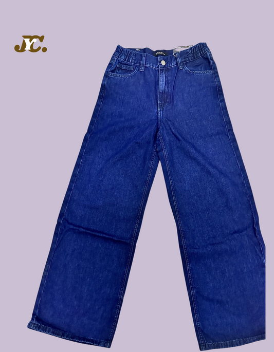 Straight Wide Leg XSide Ladies Jeans Pant