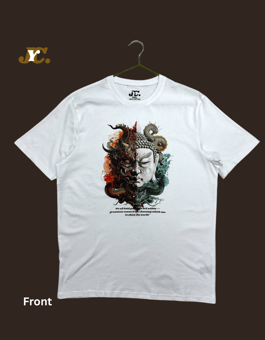 Buddha Good & Evil 100% Cotton Tees