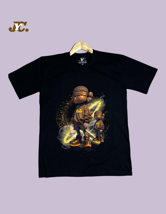 Streetwear KAWS-Inspired Graphic T-Shirt