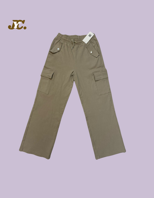 FlexiFit Women's Slim Cargo Pants - 4 pockets