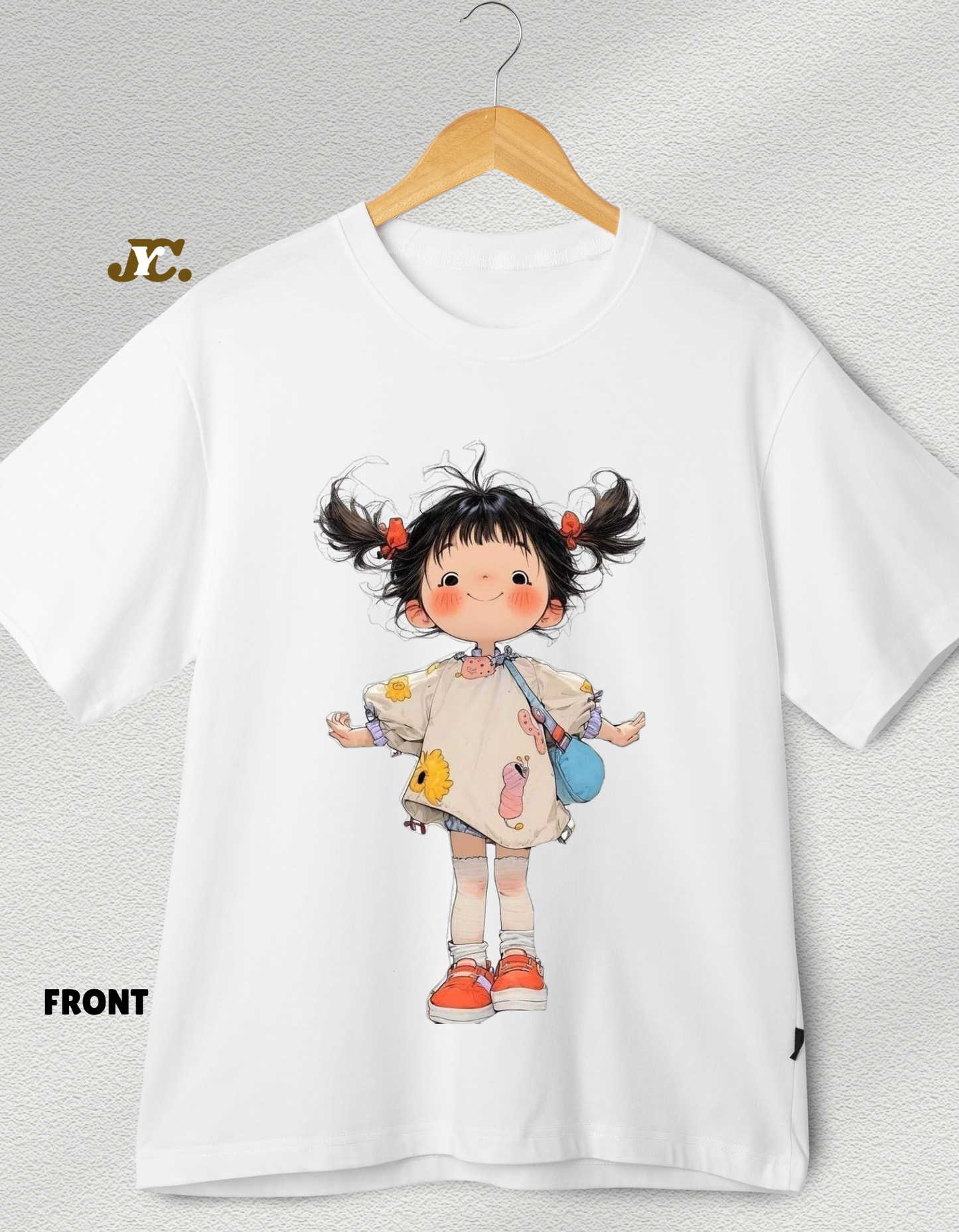 2093 - Cute Girl slim fit tee