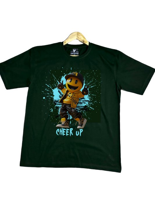 "Cheer Up" Streetwear Graphic T-Shirt 