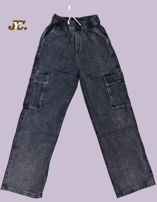 Hongxi Black baggy Pant