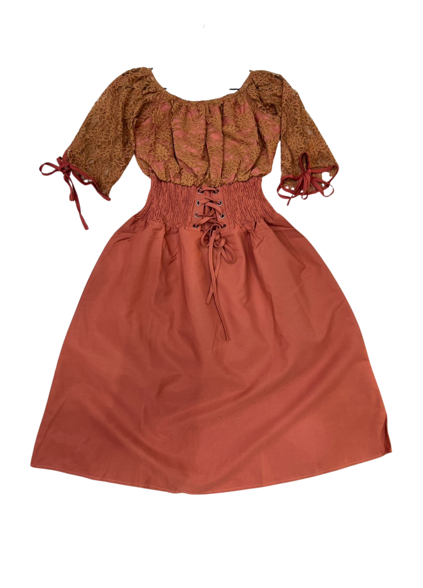 1021- Mini dress with lace - ladies mini dress with net design on top