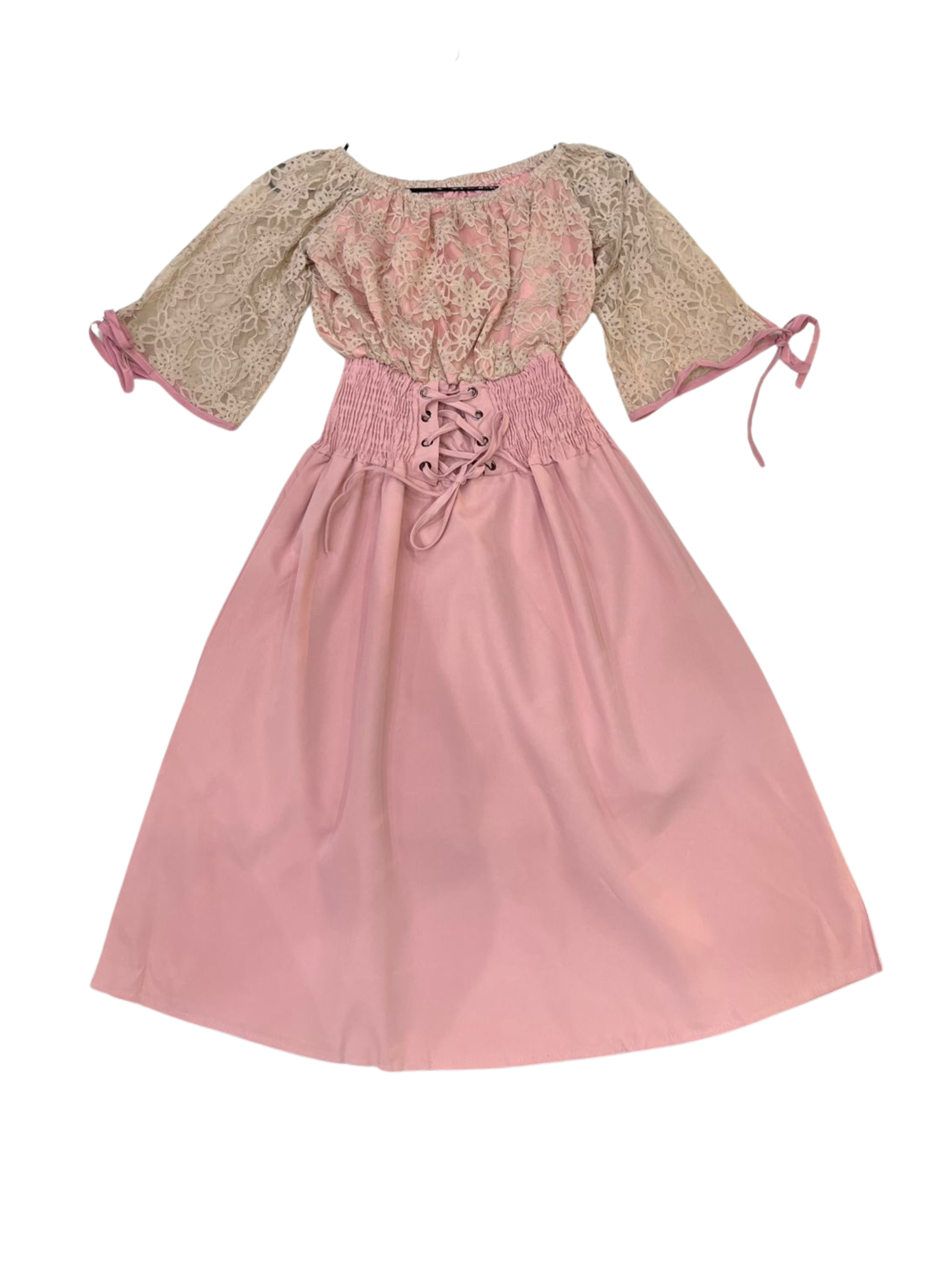 1021- Mini dress with lace - ladies mini dress with net design on top