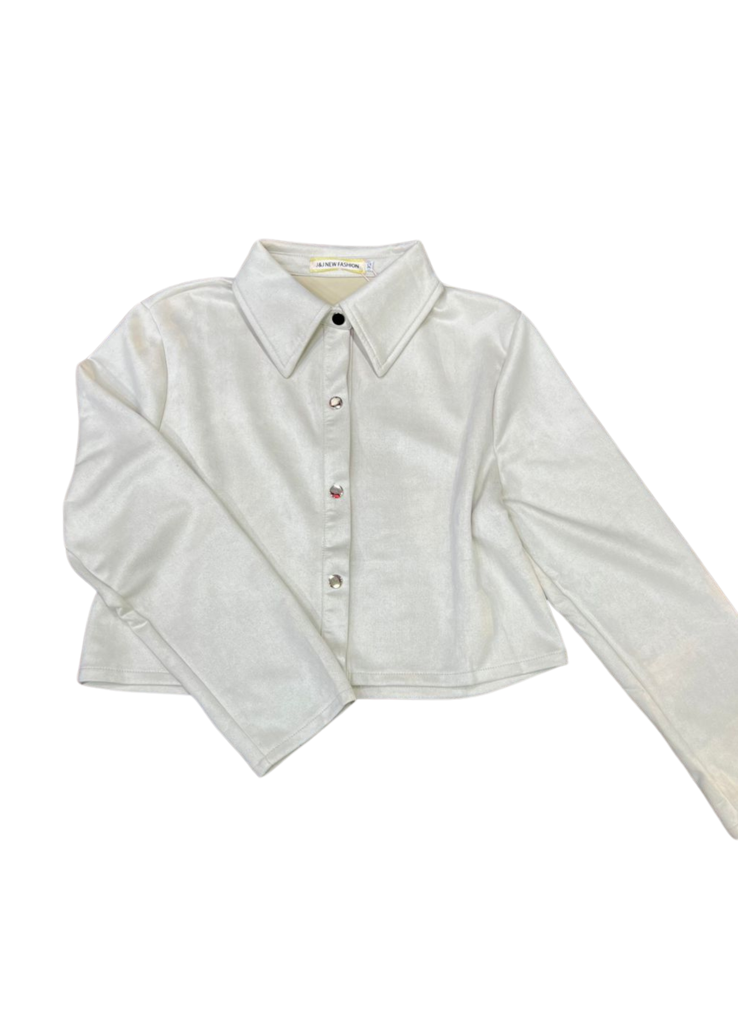 1013-Velvet Textured Crop Jacket -Winter wear for ladies