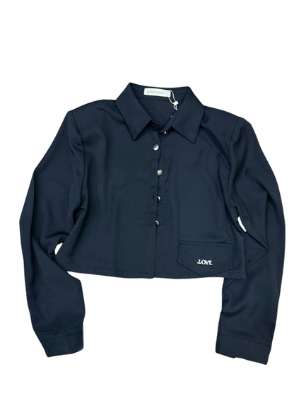 1015-Crop shirt Full Sleeve