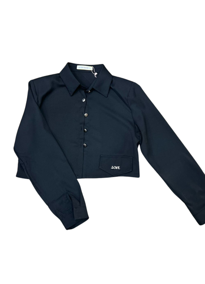 1015-Crop shirt Full Sleeve