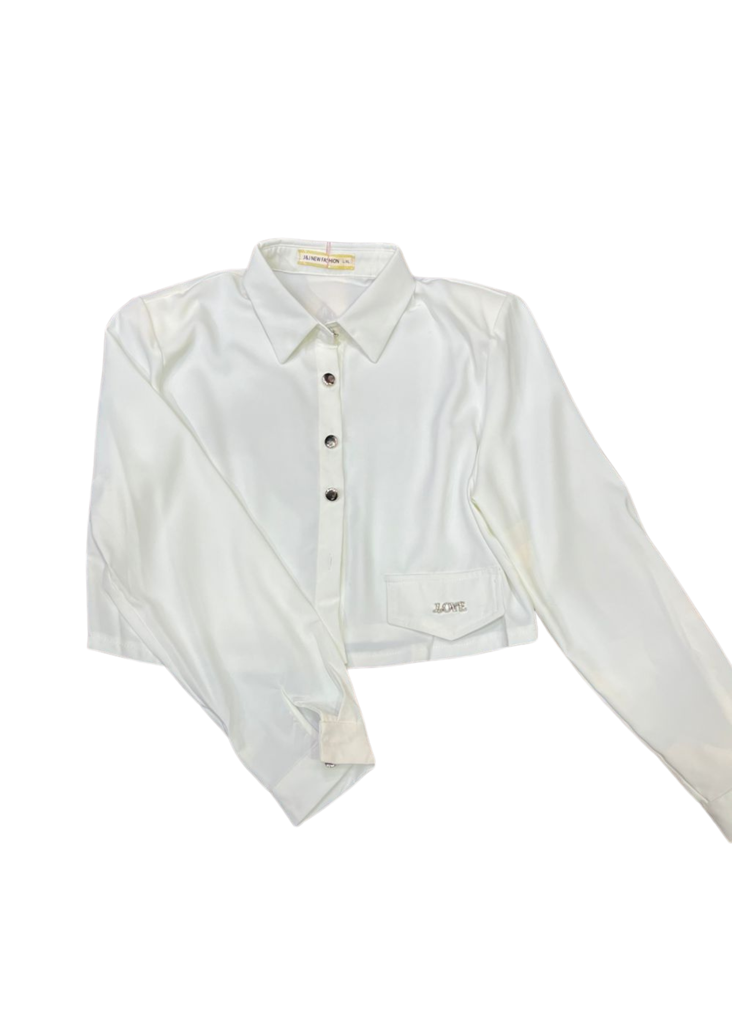 1015-Crop shirt Full Sleeve