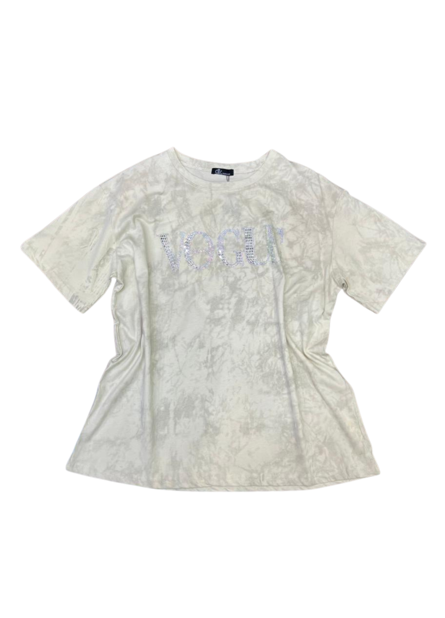 1001- VOGUE Paris Oversized Tie-Dye T-Shirt
